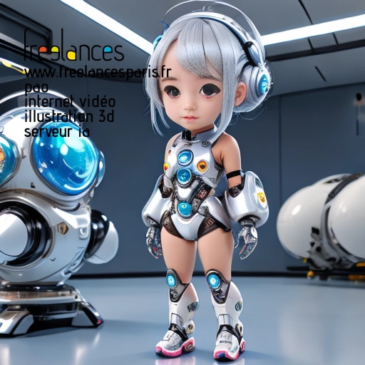 Pao mise en page internet vidéo illustration 3d serveur IA générative AI freelance paris studio de création magazines QUHDJZU0